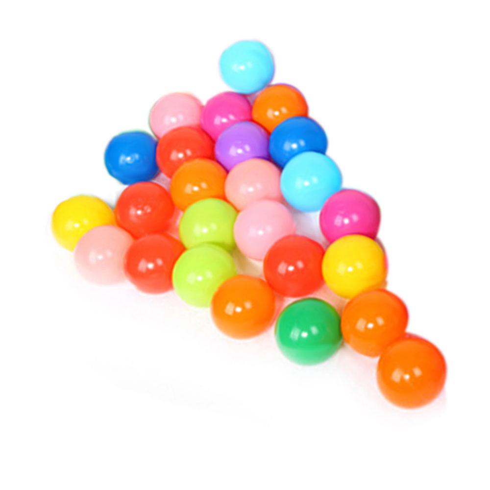 25 stuks /50 stuks milieuvriendelijke kleurrijke zachte plastic water zwembad oceaan bal baby grappige stress luchtbal buiten zwemmen leuk sport speelgoed: 25 stuks