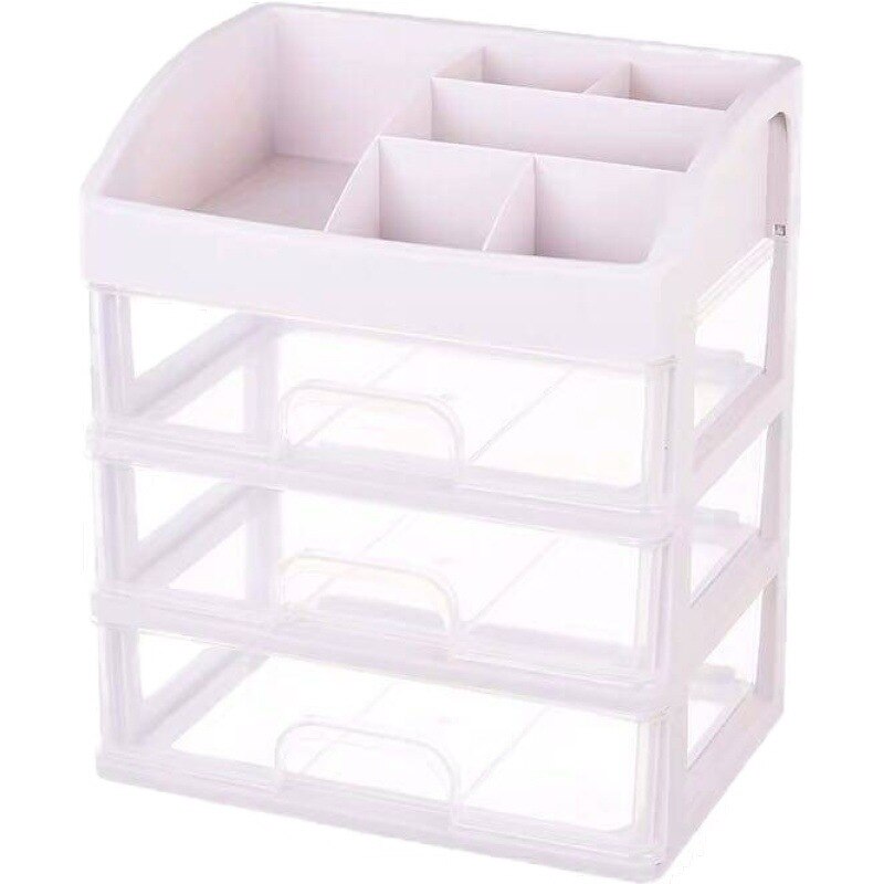 Organizador de maquillaje cajones caja de almacenamiento de cosméticos de plástico recipiente para joyas estuche de maquillaje organizador de cepillos de maquillaje H1187