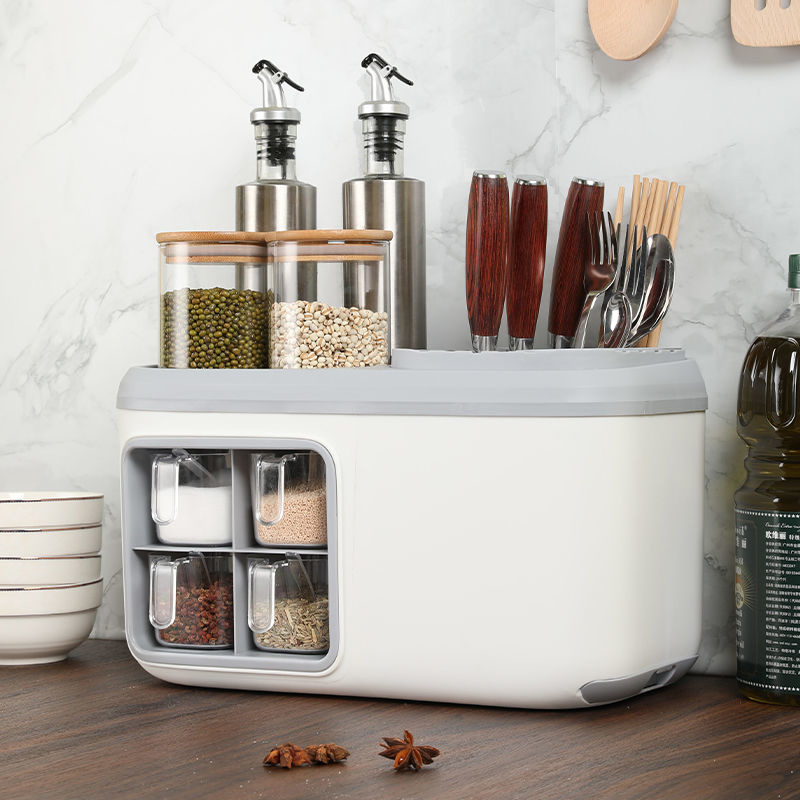 Multi-functional punch-free spice rack large capac... – Grandado