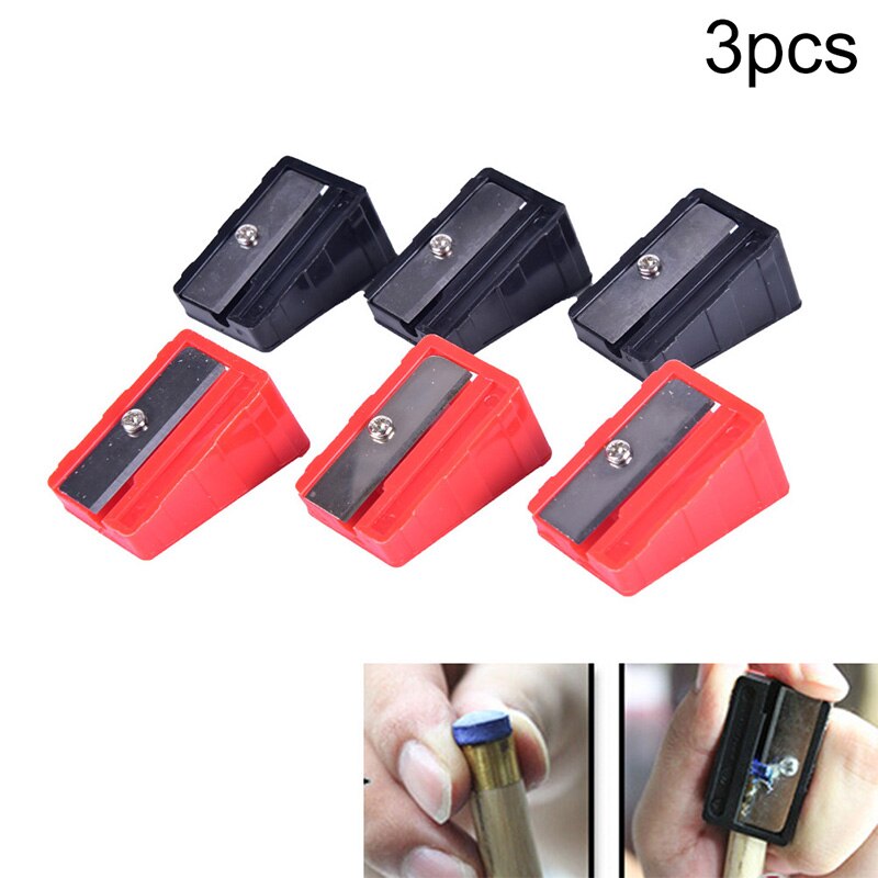3pcs Snooker Pool Tool Snooker Accessories Cue Tip Shape Corrector Billiards
