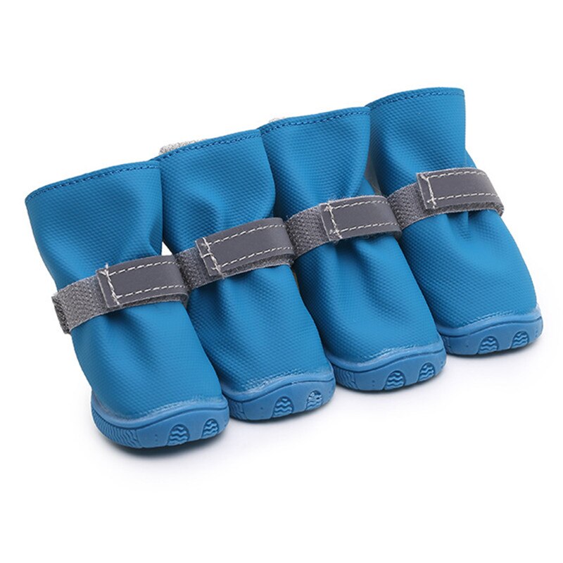 Chaussures de pluie chien imperméable pour petits chiens chaussures anti-dérapant chien de compagnie bottes de pluie pour Bichon Teddy