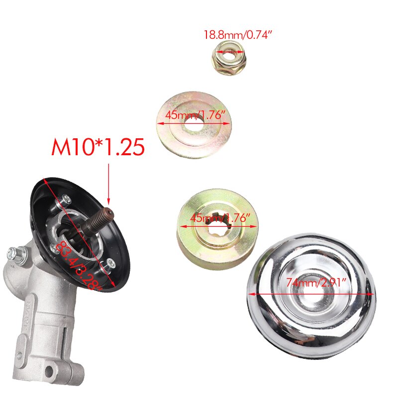 Cabezal de desbrozadora General, accesorios para cortadoras de césped, 7/9 dientes, varios modelos