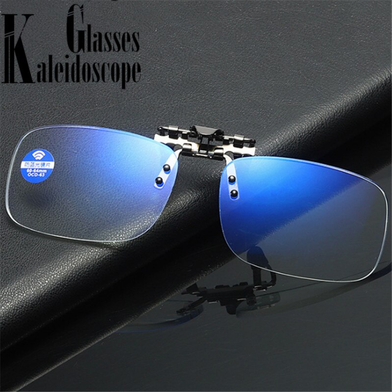 Clip Auf Lesebrille Frauen Männer Anti Blau Licht Presbyopie Brillen Flip Up Down Clips Objektiv Reader Lupe + 1,0 1,5 2,0