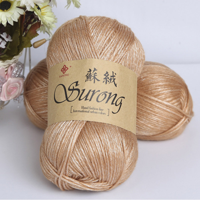 Worsted 100g/ball DIY Blended Thick Yak Yarn Soft Baby Milk Cotton Yarn DIY Weaving Hand Knitting Crochet Thread JM001: 6