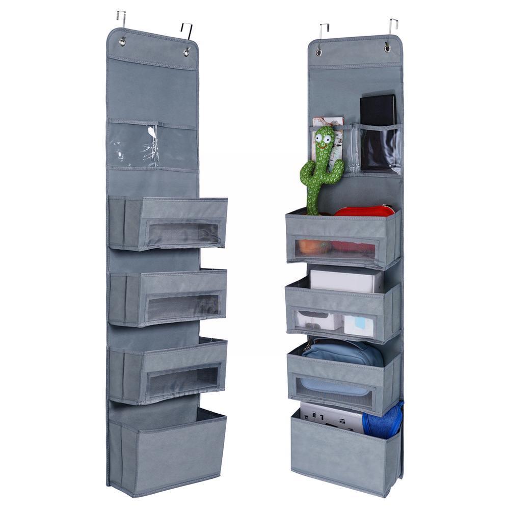 1 Pack 5-Shelf Over Door Hanging Organizer, Wall Mount Storage for Bedroom Room E7Z2