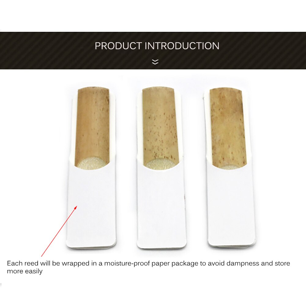 10PCs Clarinet Reeds Music Instrument Part Strength Excellent sound Traditional Bamboo Classic Reeds Musical instrument