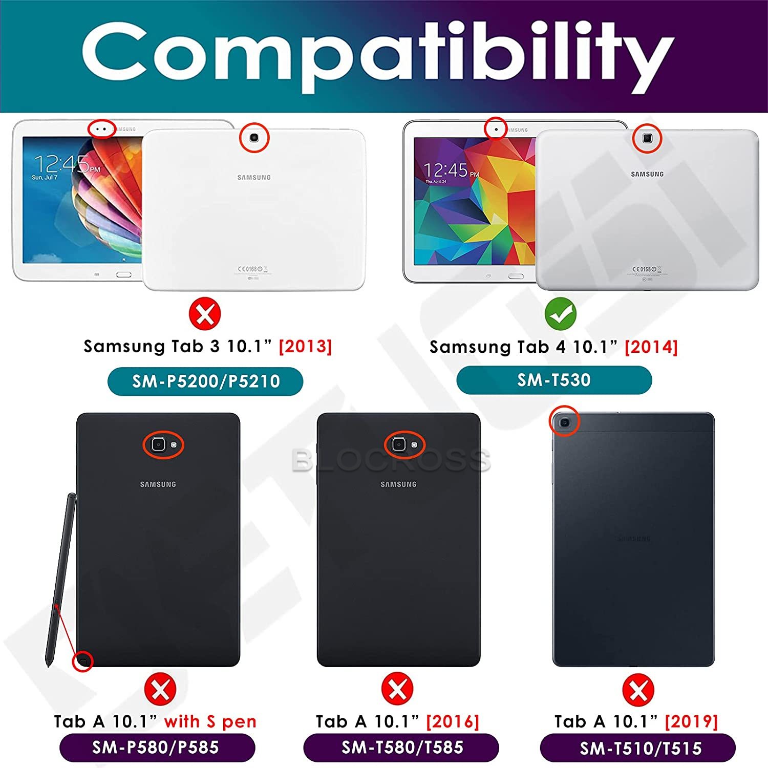Funda de tableta para Samsung Galaxy Tab 4 de 10,1 pulgadas, cubierta sólida con soporte para SM-T530, T530, T531, T535, SM-T531, T533, SM-T535