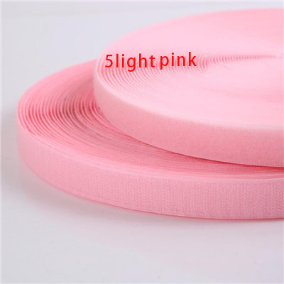 2cm * 1M Magic Tape Adhesive Verschluss DIY Polyester Nylon Haken Schleife Band Verschluss Nähen Zubehör Klittenband Keine kleber: 5 LT pink
