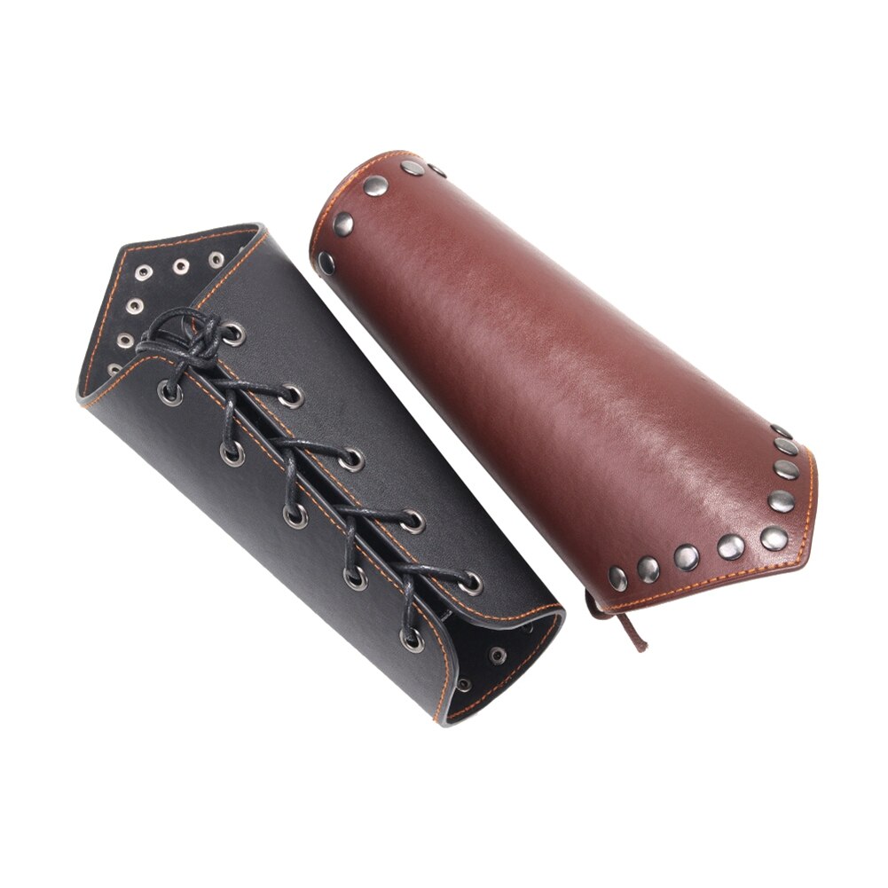 1 Piece Fitness Gym Sport Wrist Wrap Bandage Hand Support Wristband Leather Arm Leather Armor Studs Wristband Bracer Support
