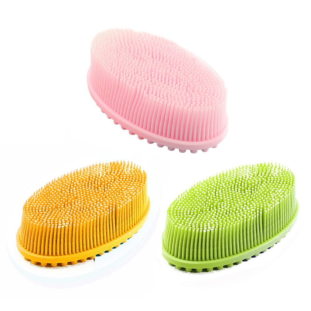 Esponja de silicona con burbujas, cepillo suave para el hogar, cabeza de baño, masaje, baño, cuero cabelludo, exfoliante, champú, ducha, depurador, bebé