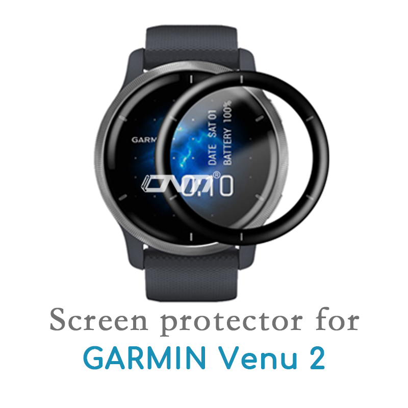 Folia zabezpieczająca ekran 5D dla Garmin Venu 2 Plus Sq muzyka 2S inteligentny zegarek miękka osłona ochronna dla Garmin Venu2 Plus (nie szkło): L / 天空蓝