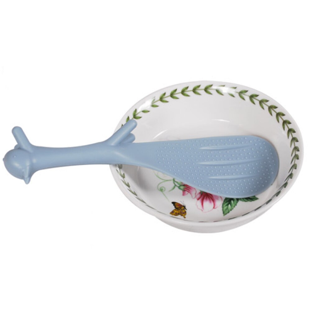 Portable Rice Spoon Standing Cute Squirrel Practical Spoon Sticky Table Food Spoon Rice Spoon Tableware Party Supplies Kitchen: grey