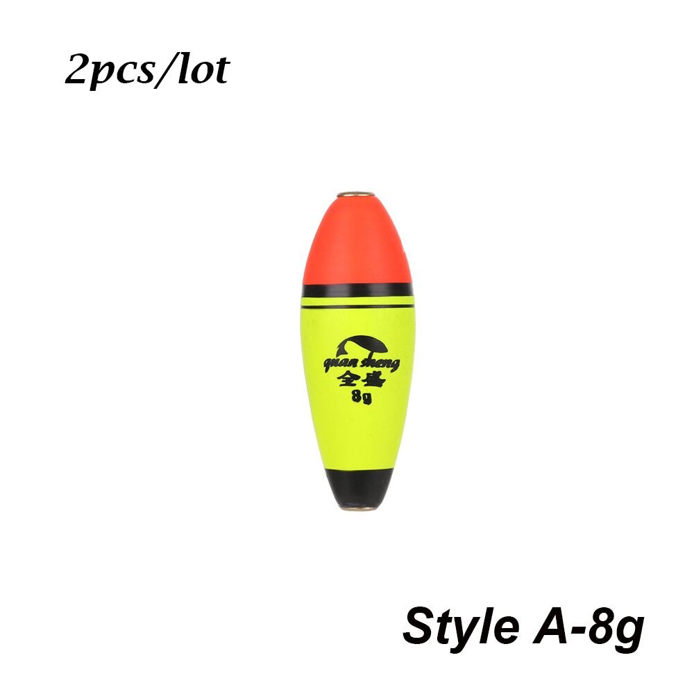 2pcs/lot Fishing Float 5pcs/lot EVA elastic material 40g buoyancy Sea Fish Float Fishing Tackle: -Style A- 8g