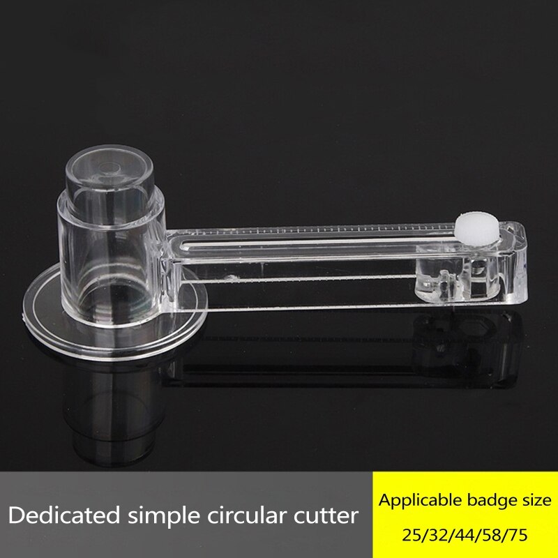 G5AB Badge Button Paper Circle Round Cutter DIY Shear Knife Circle Die Cutter Paper Circular Cutting Machine for Handmade Maker