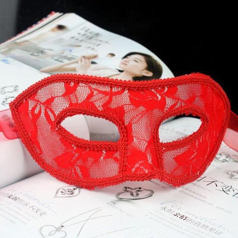 Máscara de ojo de encaje sexi para mujer negra roja y blanca, máscaras de para mascarada, máscaras de Halloween, máscaras de disfraces venecianas