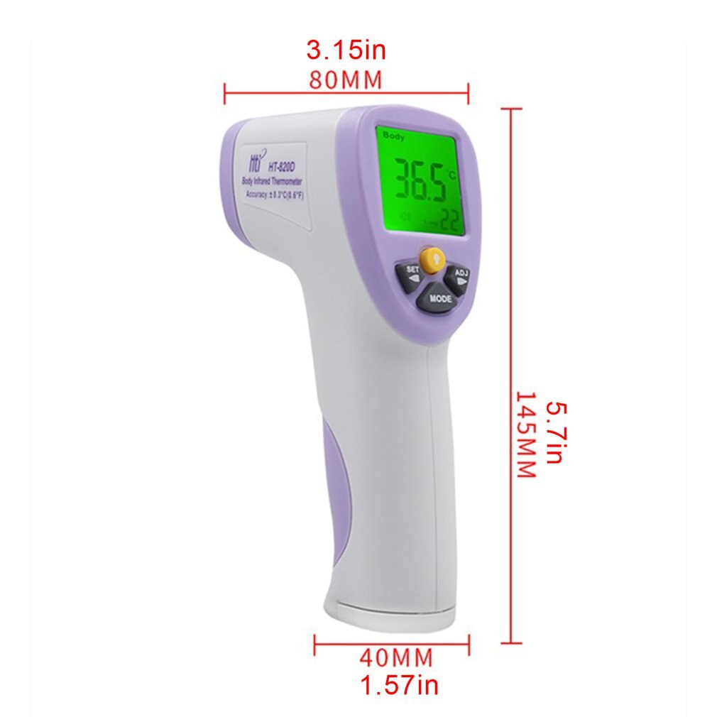 Non-Contact Temperature Measuring Tool Infrared Thermometer High Precision Thermometer Temperature Check
