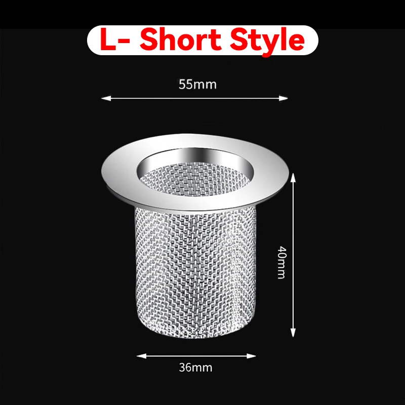 Köksavlopp i rostfritt stål filternät handfat anti-igensättning badkar hårfångare dusch läckagenät sil badplugg verktyg: Grön brons / 78.5mm