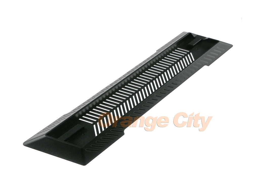 Schwarzer, rutschfester, vertikaler ständer mit dockingstation und halterung für  ps4 schlanke konsolen (inkl. verpackung)