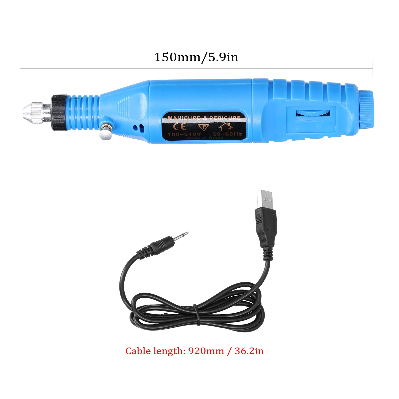 Handheld Mini Electric Grinder Nail Gelatum Removing Tool Polishing Machine Speed Adjustable Grinding Rotary Tool Kit