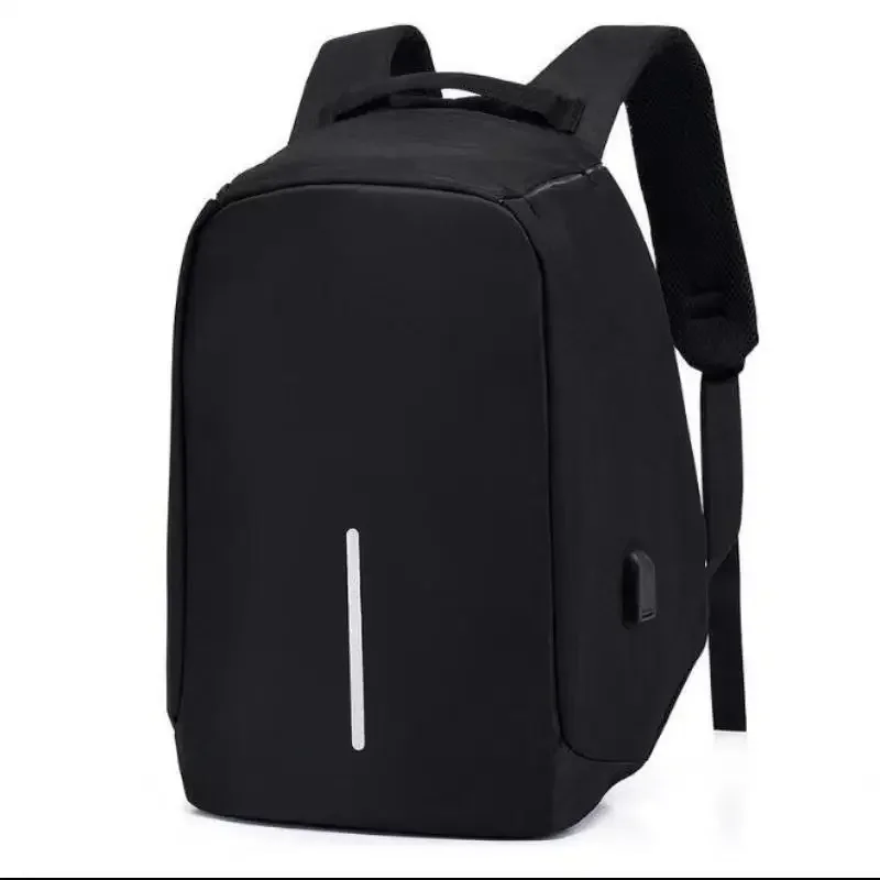 Mochila antirrobo para ordenador portátil de 15,6 pulgadas, Mochila impermeable para hombre, Mochila escolar de gran capacidad de: Negro