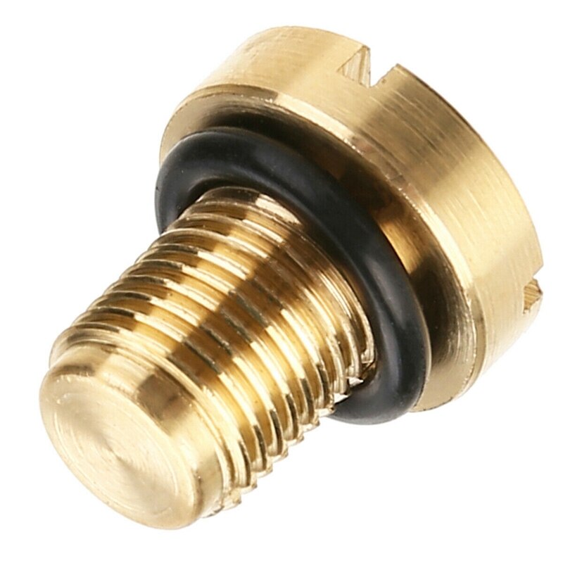 Tornillo de purga para depósito de expansión de refrigerante, 17111712788 desbordamiento del radiador, dorado, E39 E36 E46 para BMW, Etc.