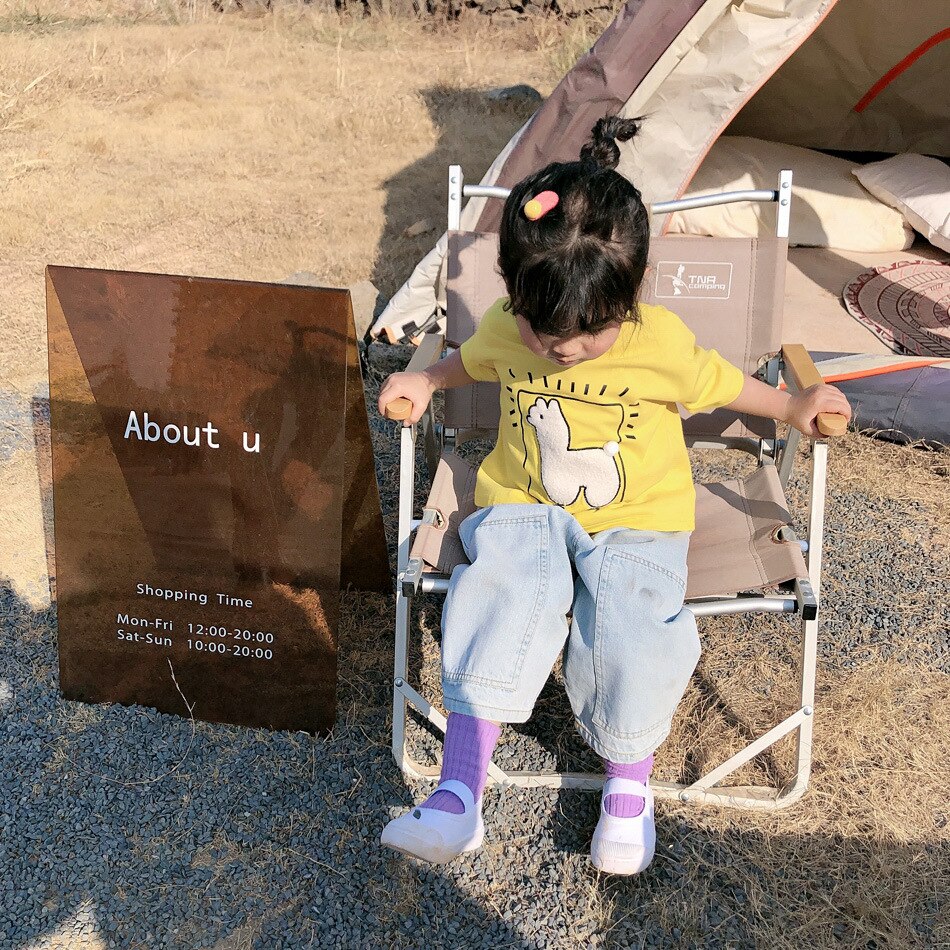 Lente Meisjes Mode Denim Broek Kinderen Koreaanse Broek Meisje Broek