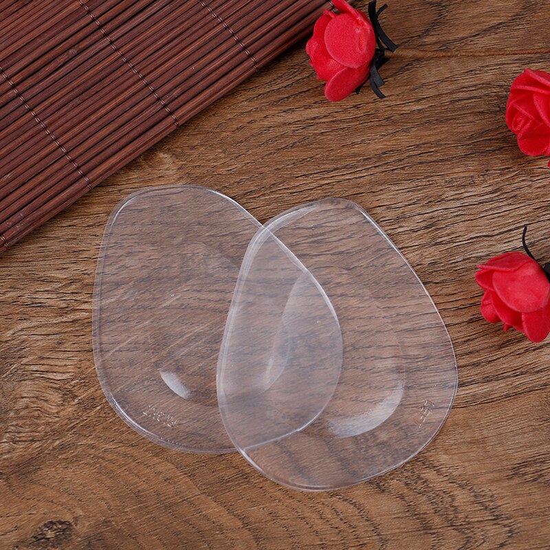1 par de almohadillas transparentes de silicona para medio pie almohadillas de apoyo para arco plantillas para pies de masaje