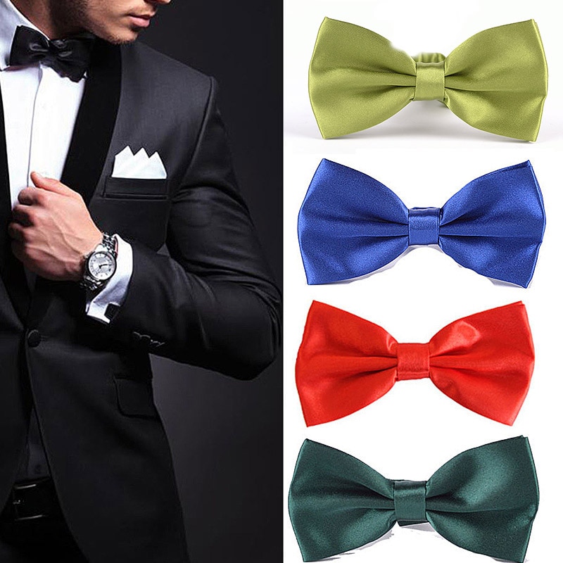 Solid Parent-Child Bow tie Charming Kids Pets Adult Family Butterfly Satin Party Dinner Wedding Cute bow tie Accessory