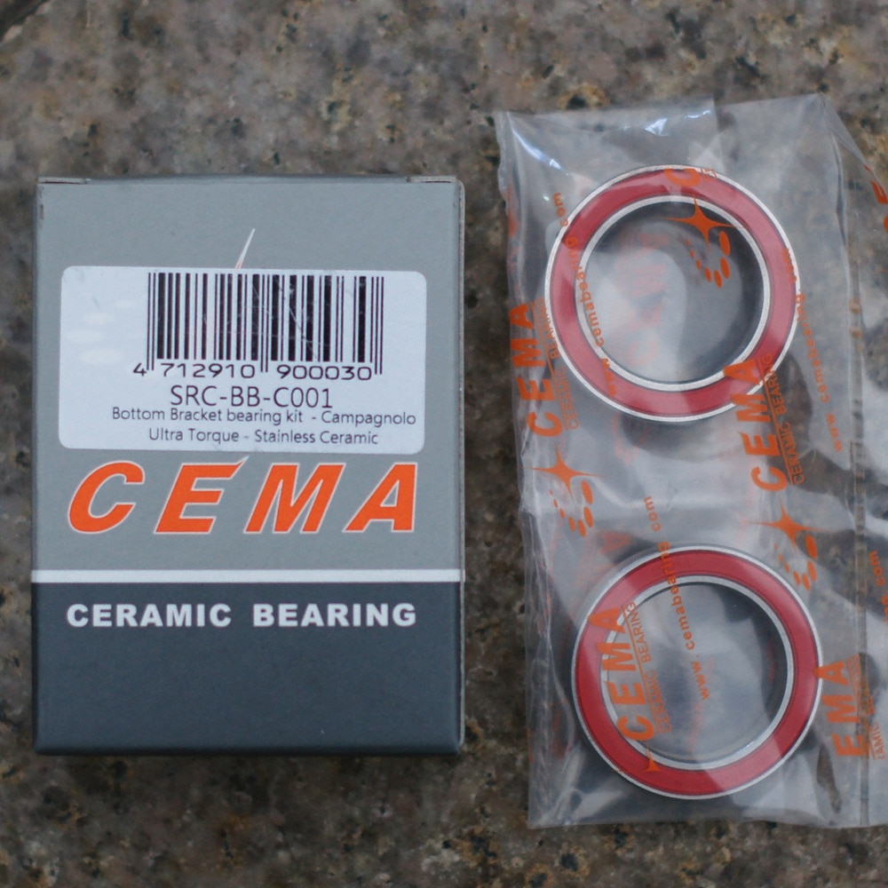 Cema rolamento de cerâmica x2 para campagnolo potência/ultra torque