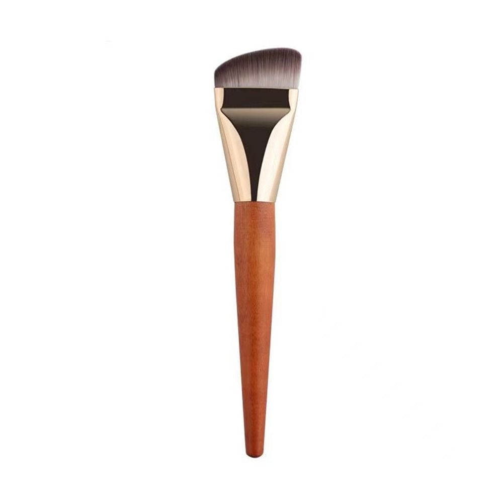 Pinceau de maquillage ultra fin pour femmes, outils de maquillage, fond de teint lisse, léger, contour plat, biseauté multifonction: green