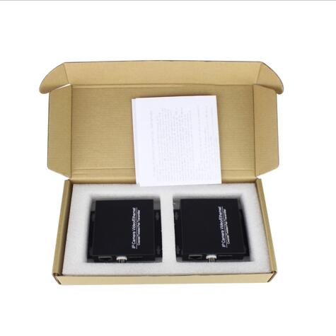 One Pair Ethernet IP Extender Over Coax HD Network Kit EoC Coaxial Cable Transmission Extender for Security CCTV Cameras