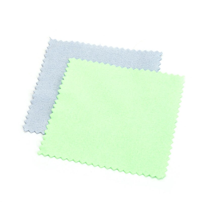 10Pcs Glazen Sieraden Polijsten Doek Clean Cleaning Voor Bril Platina Goud En Zilver