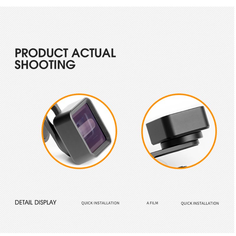 1.33X Breitbild praktisch Verformung Objektiv Universal- Weitwinkel Clip Film Verzerrung Kamera für iPhone Samsung Smartphones