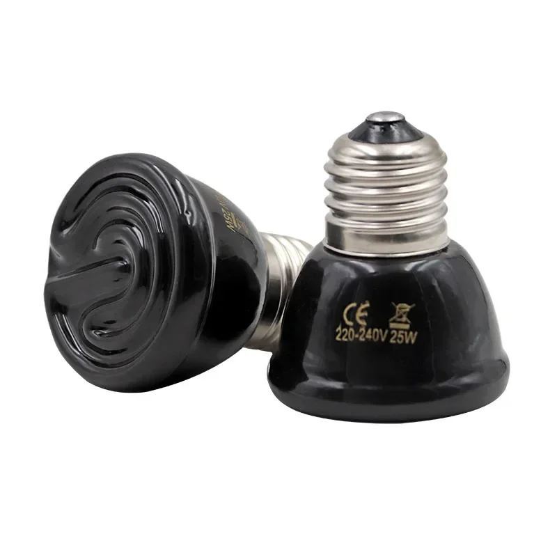 Keramikbeheizte Inkubationslampe, Infrarotlampe, Infrarot-Glühbirne, Lampe mit konstanter Temperatur für Reptilien, hilft beim Schlafen