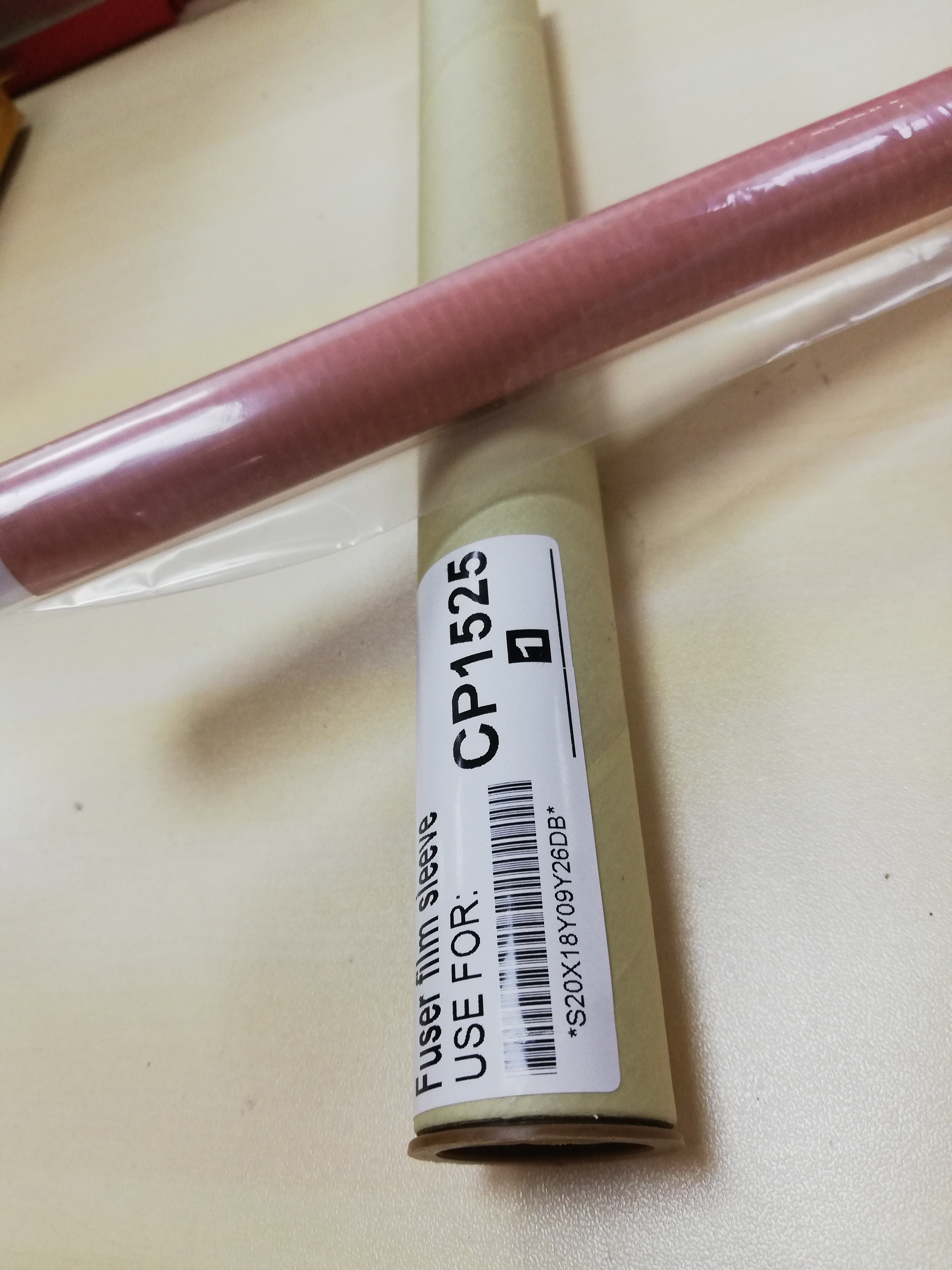 5pcs Original CP1525 printer fuser fixing film for HP CP1215 CP1515 CP1025 Light red color