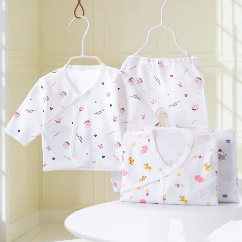 Pasgeboren Baby Leuke Pyjama Baby Katoenen Tops + Broek Jammies Kleding Set Puur Katoen Is Modieus En Comfortabel