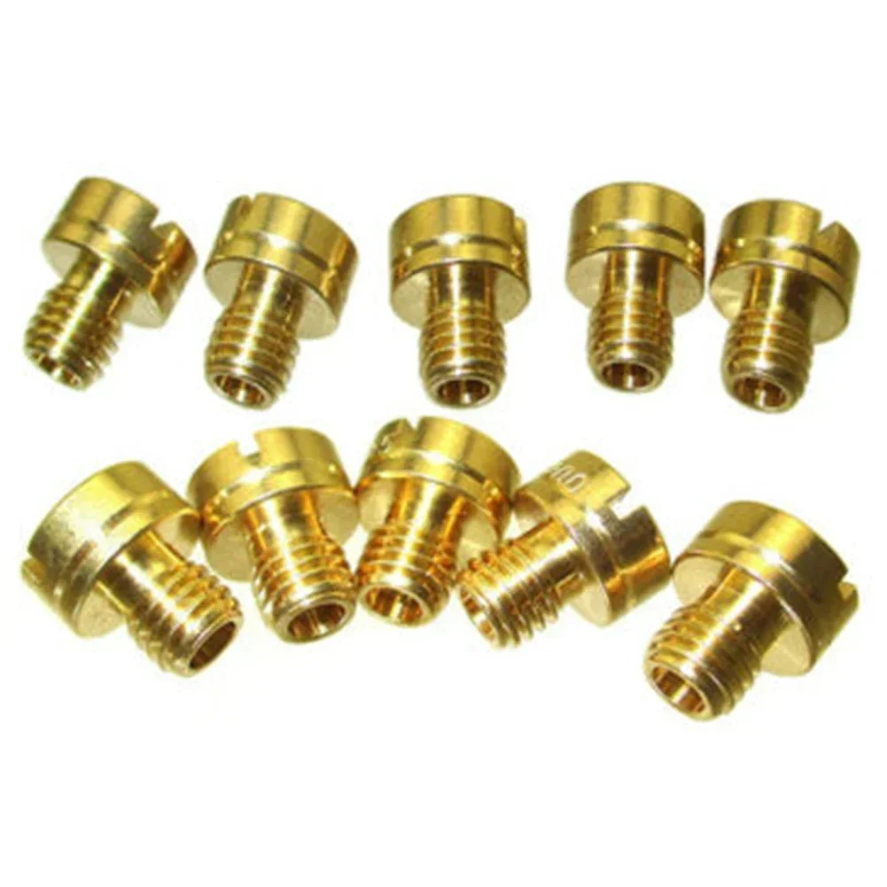 10x Main Jet M5 For Mikuni Carburetor #155, 160, 170, 175, 180, 185, 190 195 200 205 Carb Main Jets Motorcycle Accessories