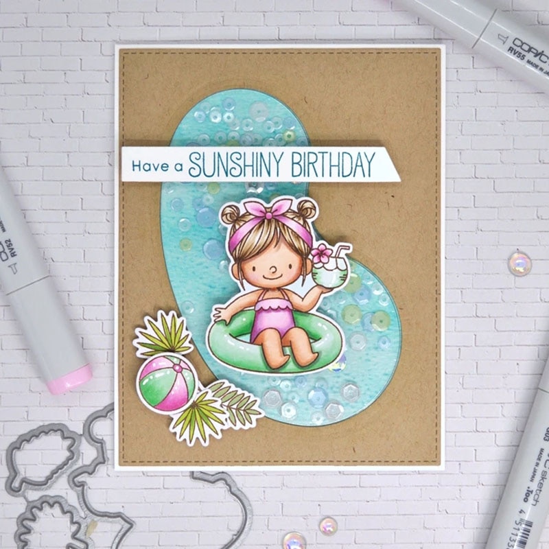 You Are My Sunshine Mixed Animals Flowers Leaves Clear Stamps DIY Scrapbooking Making Template 07