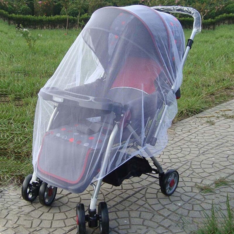 Sommer 1 stücke Baby Kinderwagen Kinderwagen Moskito Netz Insekt Schild Sicher Kleinkinder Schutz Gittergewebe Kinderwagen Zubehör Baby Pflege: weiß