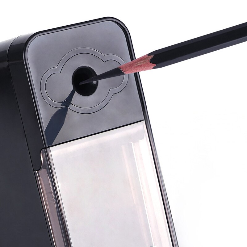 Afilador de lápices de , manivela manual con contenedor, para niños, pintura, artista, papelería, suministros escolares