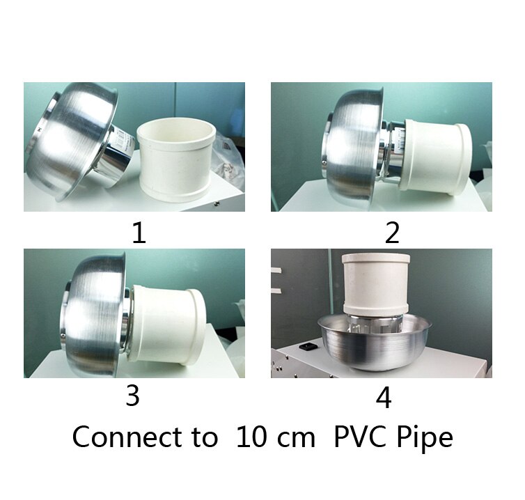 1 Uds 4-8 pulgadas, cubierta de aluminio con forma de seta para ventilación de techo de aire, sistema de ventilación de recuperación de calor, Anti-mosquito a prueba de viento y lluvia