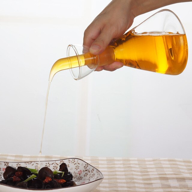 Olivenolie dispenser eddike olie flaske hæld glas uden dryp flaske tud lækagesikker køkken sund sovs båd 125/250/500ml