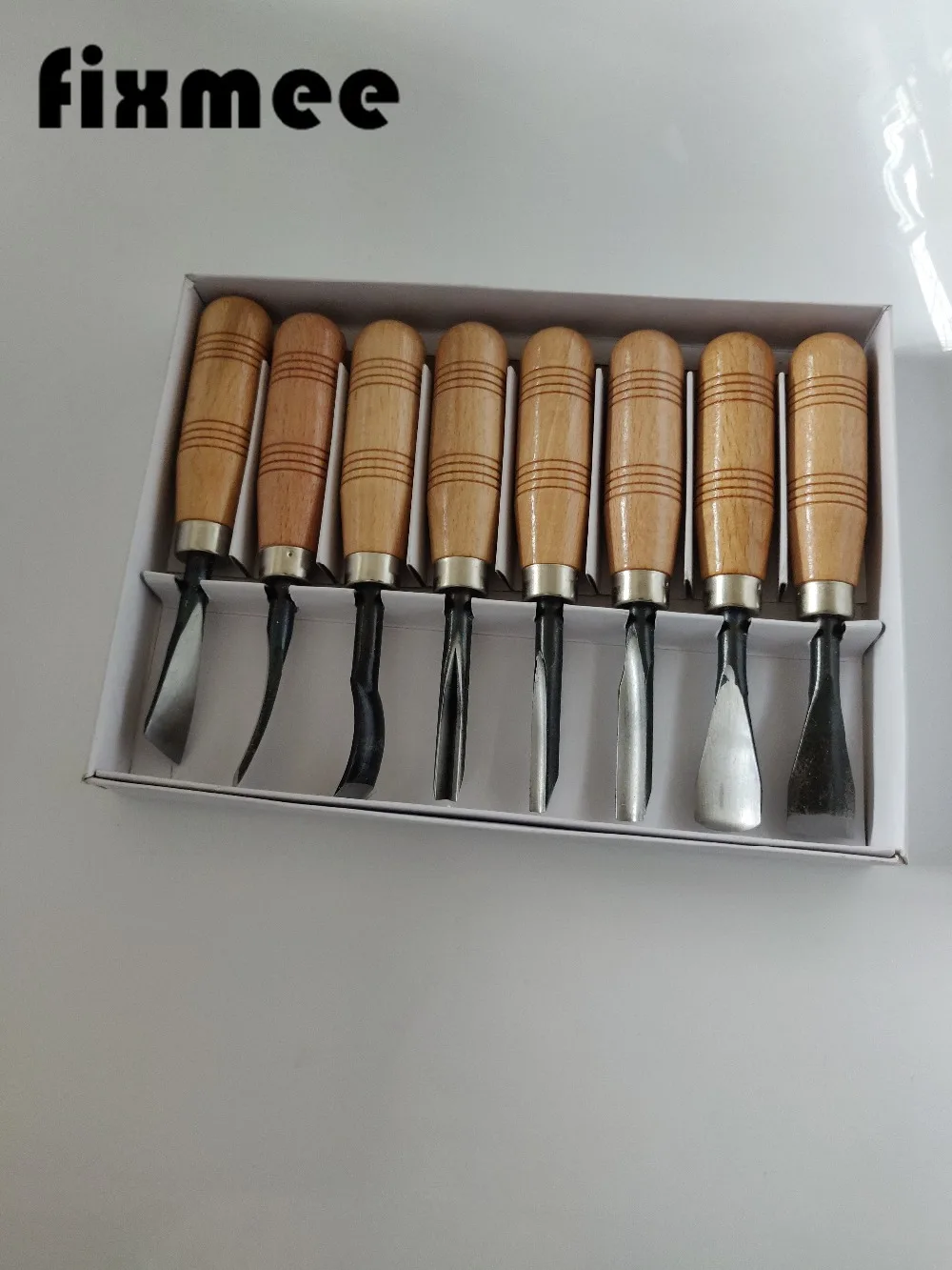 8pcs and 6pcs Woodpecker Dry Hand Wood Carving Tools, Woodworking Graver Chisel Kit Gouges Tools