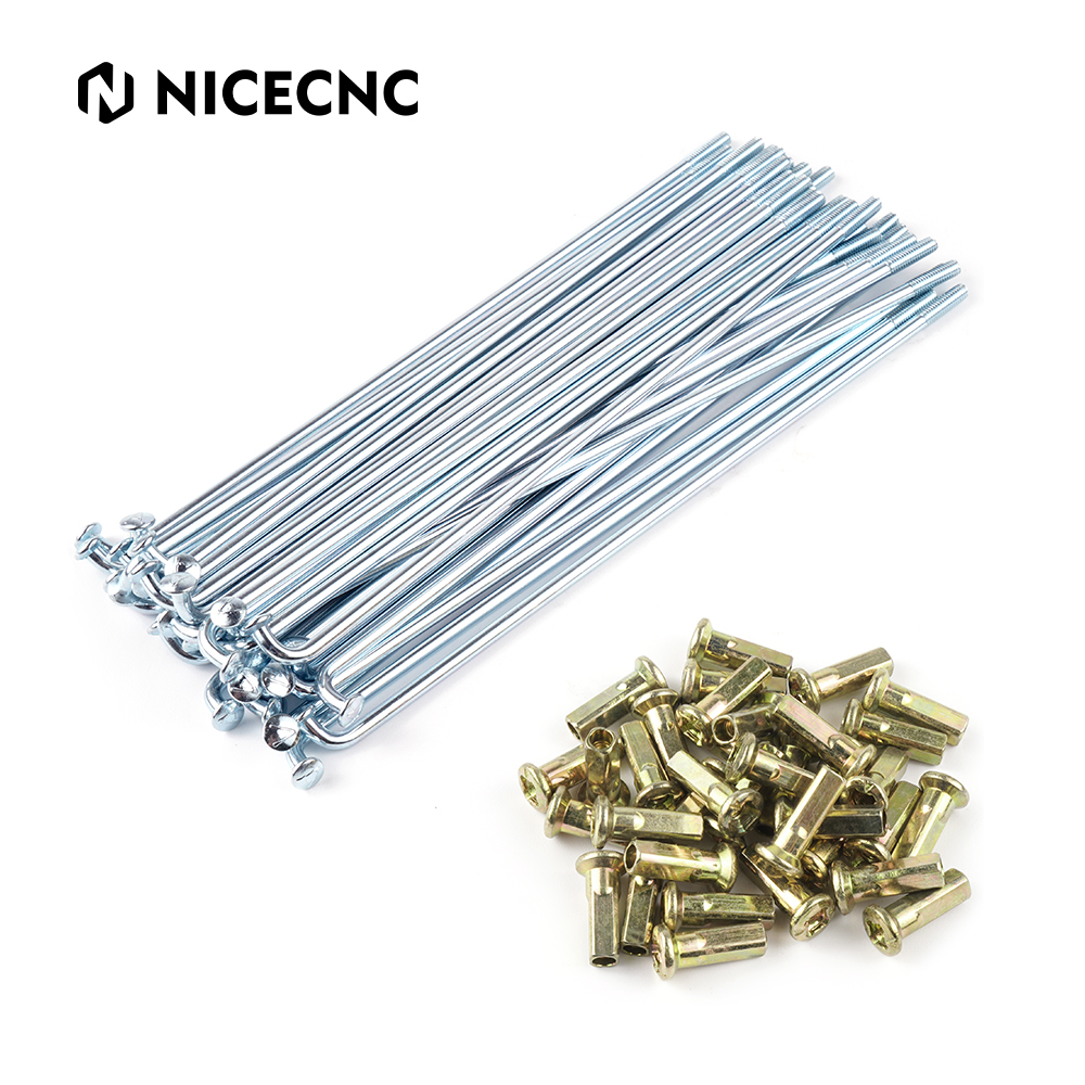 Wheel Spoke Set Voor Honda 17 &#39;&#39;SS50 C70 CL70 CT90 CT110 C110 CD70 W/36 Gat Hub Achter sprak Tepel Set