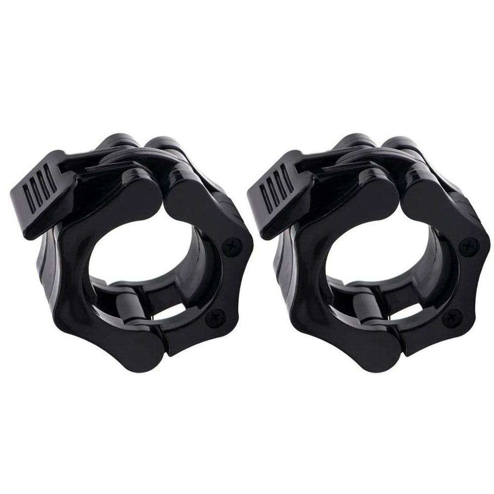 2 pièces collier d'haltère Clips gymnastique haltérophilie Fitness entraînement gymnase haltère Fitness 25mm