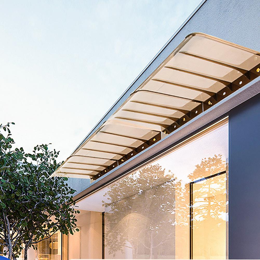 Front Door Canopy Window Canopy Transparent Canopy Awning Cover for Outdoor Balcony Entryway Heavy Duty for Front