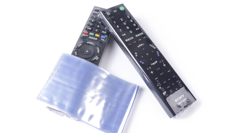 Klar lille tv fjernbetjening dækker 10 stk. krympefilm vandtæt beskyttende etui anti-støvpose top blød