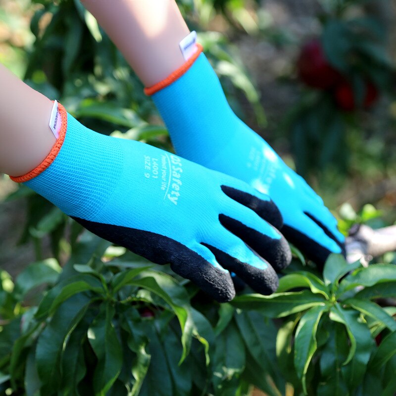 Guante de protección para jardinería, resistente al agua, antideslizante, antisuciedad, herramienta para jardín al aire libre