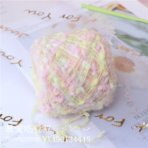 30G Zachte Regenboog Pom Pom Garen Hand Breien Haak Ping Pong Garen Draad Voor Baby Dame Sjaal Trui Handschoen zak Hoed Diy