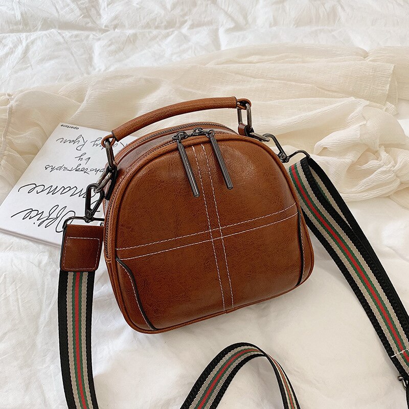 Neue frauen tasche schulter tasche handtasche kleine runde tasche